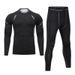 Fitness Clothes Men's Autumn And Winter Velvet Warm Suit Tights Running Quick-drying Clothes Long Sleeves Sports Outdoor_viptrois.com