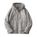 550G Heavy-duty Double-sided Fleece Cotton-padded Jacket Men's Winter Fleece Thickened Lamb Fleece Zipper Sweater Trendy Cotton Jacket_viptrois.com