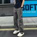 New 2025 Wrinkled Trendy Straight Casual Summer Thin Loose Outdoor Cargo Quick-Dry Long Pants For Men_viptrois.com