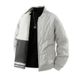 Men's Reversible Stand Collar Fleece Lined Winter Coat - Thickened Warm Puffer Jacket For Casual Streetwear_viptrois.com