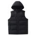 Men's Winter Vest With Detachable Hood – Warm Camouflage Waistcoat | Thickened Cotton For Outdoor & Casual Wear (Black/Grey/Camo, L-6XL)_viptrois.com