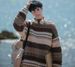 Pure Fair Isle Christmas For Men Japanese Retro Lazy Style Thick Vintage Trendy Brand Inner Wear Winter Knitted Sweater_viptrois.com