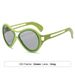 Men's Sunglasses Uv400 Fashion Double Beam Round Large Frame Personality PC Hollow Sunscreen Sunglasses_viptrois.com