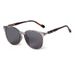 Women's Glasses Fashion Rice Nail Round Sunglasses Women's Sunglasses High End Leopard Print Glasses Anti Ultraviolet_viptrois.com