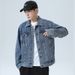 Men's Clothing Retro Style Blue Denim Jacket Men's Tops Spring And Autumn New Loose High End Coat Denim Jacket Men_viptrois.com