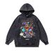 American Doberman Hoodie Oversize Loose Washed Vintage 480G Jacket_viptrois.com