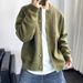 Korean-Inspired Oversized Cardigan – Color-Block Relaxed Fit Knit Sweater For Men (Wrinkle-Resistant Polyester Blend, M-3XL)_viptrois.com