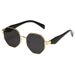 Fashion Metal Sunglasses - European & American Style Polygonal Sunshade Glasses (Celebrity All-Match Design)_viptrois.com