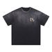 Men's Clothing 250g Heavyweight Pure Cotton KKLLK T Shirt, Crew Neck, Short Sleeve, Loose Fit, Washed Gradient T Shirt, DR Bear Print_viptrois.com