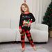 Christmas Children's clothing clothing adult family clothing car snowman Christmas tree print home clothing pajamas_viptrois.com