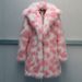 Men's Clothing Autumn And Winter New Mid Length Fox Fur Imitation Fur Coat Women's Whole Leather Korean Style Slim Coat Fashionable Warm Casual_viptrois.com