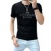 One Piece From The Source Factory Is Sent On Behalf Of Men's 2024 Summer Letter Printing Short Sleeves, Trendy And Breathable Mercerized Cotton_viptrois.com