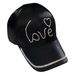 Hat women's baseball cap spring and summer Korean style fashion mercerized rhinestone sun hat duckbill cap trendy LOVE love_viptrois.com