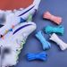 Shoe Accessories Semi Circular Shoelaces Basketball Shoes Sports Shoes Casual Shoes Shoelaces Black And White Blue Color Oval Shoelace Rope_viptrois.com