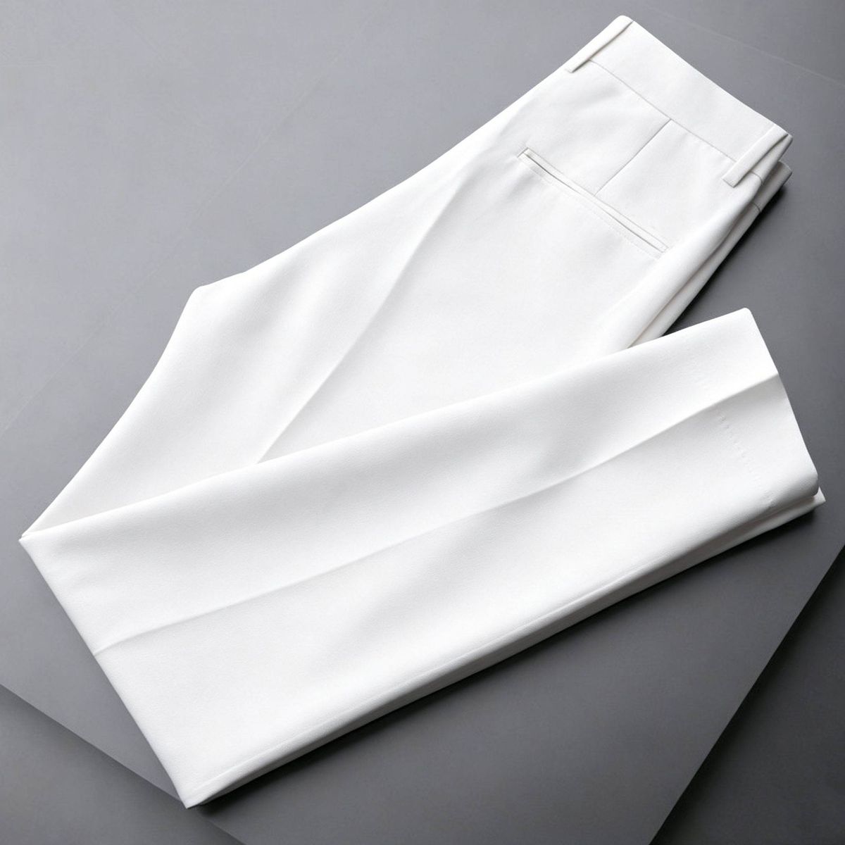Men's Clothing White Trousers Spring And Summer Thin Beige Trousers Men's Casual Trousers Suit Men's Drape Straight_viptrois.com