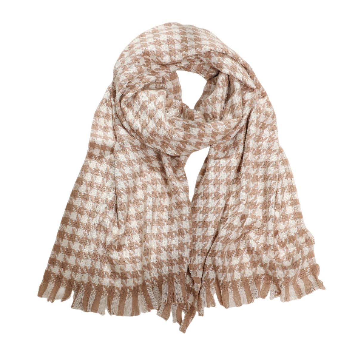 New Thousand Bird Pattern For Female Autumn And Winter, British Academy Style Student Couple, Neck Scarf_viptrois.com