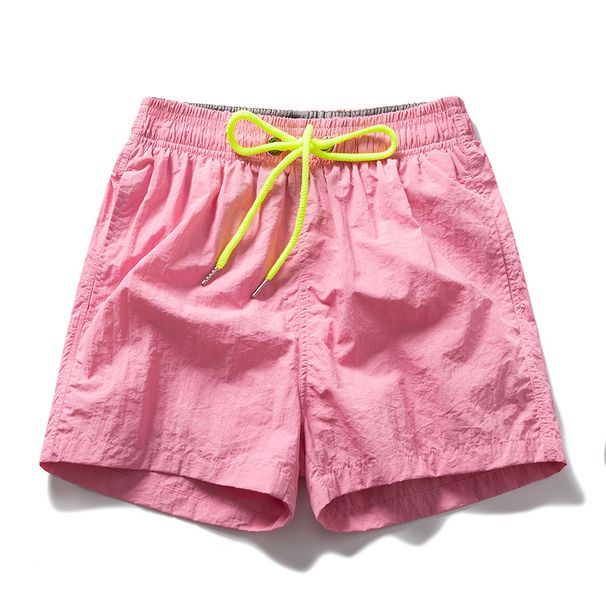Men's Summer Beach Three Pants, Casual Shorts With Inner Lining, Sports Shorts, Men's Four Part Straight Leg Pants_viptrois.com