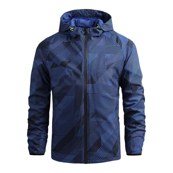 Men's Casual Loose Outdoor Sports Hooded Jacket_viptrois.com