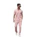 Men's Performance Polo & Pants Set – Moisture-Wicking Poly-Cotton Blend For Gym-to-Street Versatility (S-XXXL, 6 Modern Colors)_viptrois.com
