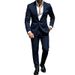 Men's Clothing Men's Single Breasted Business Professional Suit Best Man Groom Wedding Attire For Formal & Casual_viptrois.com