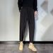 Men's Clothing Drawstring Drape Pants Summer Loose And Handsome Street Style Elastic Waist Casual Trousers_viptrois.com