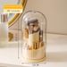 Makeup Tools & Accessories Storage Tube Rotating Dust Proof Dressing Table Cosmetics Storage Box With Lid Lipstick Rack Desktop Pen Holder_viptrois.com