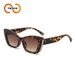 Two Circles New Retro Cat Eye Sunglasses For Women High End Pearl Studded Narrow Frame Glasses Sun Protection Sunglasses T1396_viptrois.com