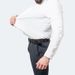 Men's Clothing Four Sided Elastic Non Iron Men's Long Sleeved Shirt Mercerized Vertical Sense Men's Shirt_viptrois.com
