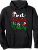 First Christmas As Daddy New Parents Christmas Xmas Dad Men Pullover Hoodie_viptrois.com