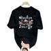Summer Hong Kong Style Casual Fashion Short-sleeve T-shirt, Trendy Brand Design, Printed Round Neck, Loose Fit,_viptrois.com