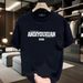 2025 Summer Loose Men And Women Pullover 100% Cotton Short Sleeve T-shirt_viptrois.com