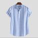 Men's Clothing Summer New Men's Shirts Hot Selling Striped Shirts Beach Shirts_viptrois.com