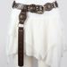 New Retro American Style Spice Girl Rivet Eye Stitching Wide Belt Personalized Trendy Punk Metal Buckle Belted Waist Belt_viptrois.com