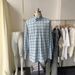Men's Clothing Plaid Striped Printed Shirt Casual Short Sleeved Lapel Shirts_viptrois.com