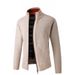 Men's Thick Knit Cardigan Sweater, Casual Winter Warm Open Front Pullover, Slim Fit Long Sleeve, Machine Washable, Multiple Colors & Sizes (M-3xl)_viptrois.com