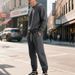 Men's Heavyweight Fleece Crew Neck Sweatshirt Set Loose Two Piece Simple Casual Autumn Winter_viptrois.com