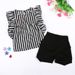 Baby Clothing Children's suit Striped top shorts two-piece children's suit_viptrois.com