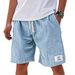 Men's 100% Cotton Casual Shorts - Breathable Summer Lounge & Beach Shorts With Comfort Fit (Multiple Colors & Sizes)_viptrois.com