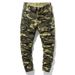 Men's Clothing Retro Versatile Casual Sportswear Camouflage Slim-Fit Camo Cargo Pants - Stretch Workwear Pants In Khaki, Army Green, Grey & Red_viptrois.com
