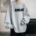 Men's Autumn 2025 New Trendy Brand Loose Crew Neck Long Sleeve Versatile Men's Clothing_viptrois.com
