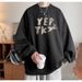 Autumn Style Interior Bottom Shirt Round Neck Sweatshirt Popular Long Sleeved Casual Top Coat_viptrois.com