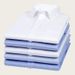 Premium 100s 2-Ply Non-Iron Cotton Dress Shirt For Men – Wrinkle-Resistant Business Formal Shirt In Extended Sizes (S-8XL)_viptrois.com