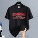 【DORAE】2026 Unisex T-shirt (100% Cotton) Black ("Thai Happy New Year 'Sawasdee Pee Mai'" Print & Playful Accent) – Casual Style For Friend Gathering_viptrois.com