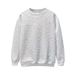 Autumn new trend men's fleece fabric street style fashion versatile hoodie trendy round neck_viptrois.com