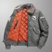 Men's Heavyweight Bomber Jacket – Detachable Stand Collar Winter Coat, Windproof Nylon Shell & Military-Inspired Pockets (Army Green/Black/Grey/Navy)_viptrois.com