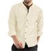 Men’s Clothing Autumn And Winter New Men's Long Sleeved Shirt Corduroy Lapel Button Loose Casual Jacket_viptrois.com