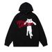 Fun Cartoon Cat Flocked Embroidery Hoodie Men's Vibe Trendy Brand High Street Casual Loose Sports Pullover_viptrois.com