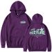 DOWN TO LUCK Pullover Winter High Street Round Neck Fleece Girl Sweatshirt Hoodie_viptrois.com