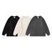 Vibe Trendy Loose Round Neck Sweatshirt Spring Autumn Men's Niche Design Line Split Patchwork Pullover_viptrois.com
