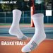 Men's Towel Bottom Sports Combat Elite Professional Non slip Yarn American High Top Training Basketball Socks_viptrois.com